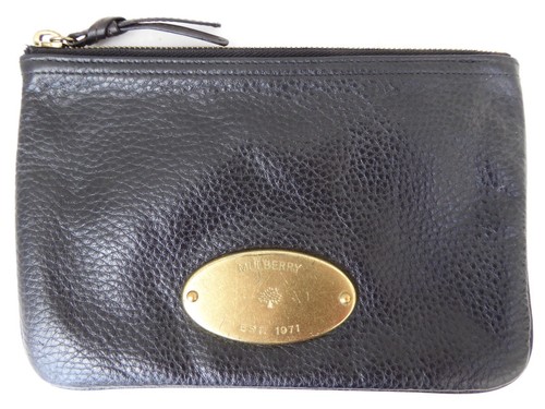 Mulberry plaque zip clutch - plaque,