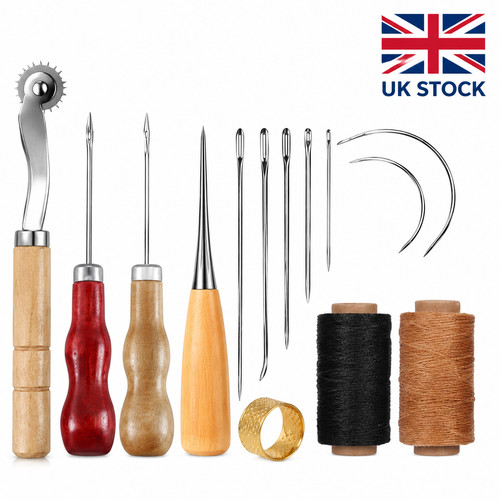 Leather sewing kit - leather,