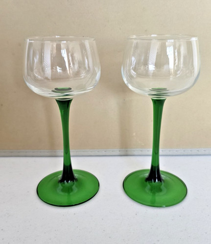 Pair Vintage Luminarc France