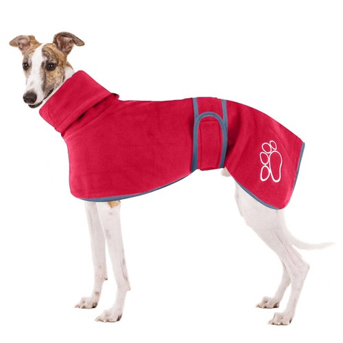 Dog fleece coat greyhound - coat,
