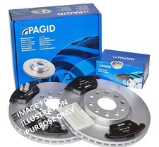 PAGID Front Brake Discs And