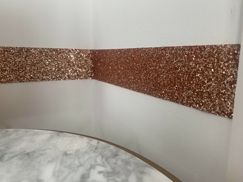 Self adhesive rose - self, gold