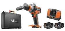 AEG BSB18C3BL-502C 18V Brushless 110 Nm Percussion Drill + 2 5.0ah Batteries