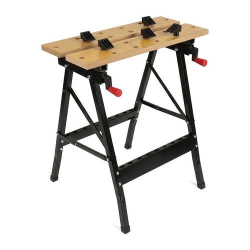 Foldable wooden workbench - foldable,