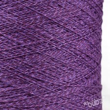 TODD & DUNCAN PURE CASHMERE 3 PLY YARN CONE PURPLE TWIST HAND & MACHINE KNITTING