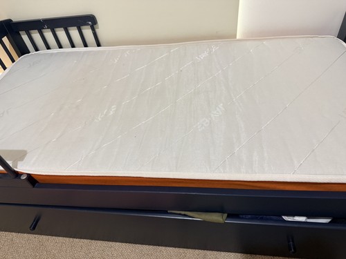 Toddler bed with mattress - with,