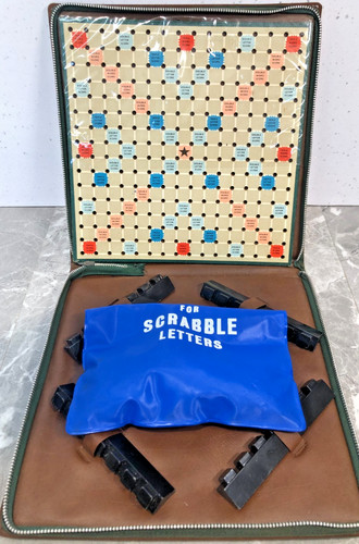 Vintage travel scrabble - vintage,