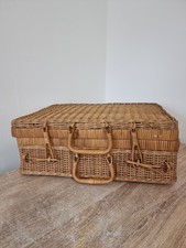 Vintage Wicker Picnic Basket