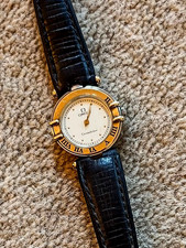 Vintage Omega Constellation - ladies gold colured wrist watch