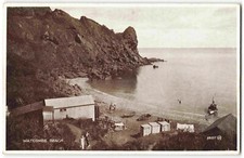 Watcombe Beach Torquay Devon - C.1923 Valentine Postcard  W04