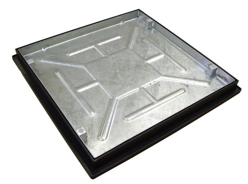 Recessed manhole cover - manhole, with