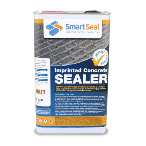 Coloured concrete matt sealer - coloured,