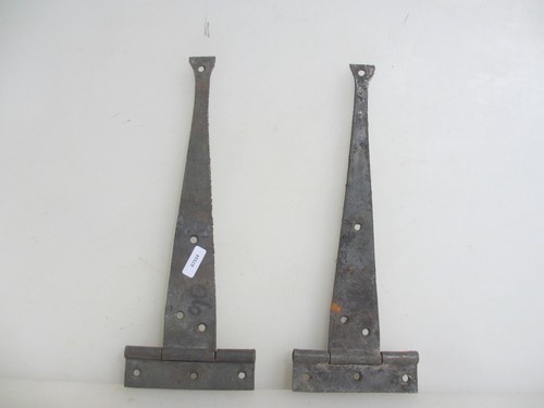 Vintage iron hinges gate - iron,