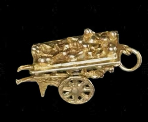 Rare 9ct gold articulated - 9ct,