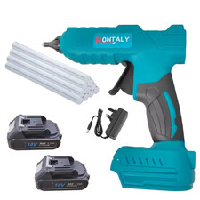 Cordless Hot Glue Gun for Makita 18V with 2 Batteries & 10 Glue Sticks Heavy Dut