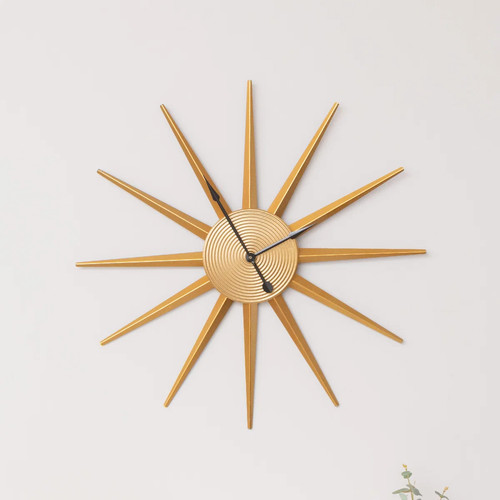 Gold metal starburst detail - starburst,