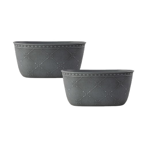 2pc plastic grey - grey, balcony