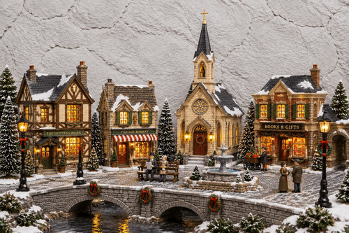 Village rocks white - village,