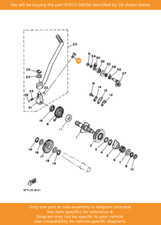 YAMAHA Bolt, 97017-08030 OEM