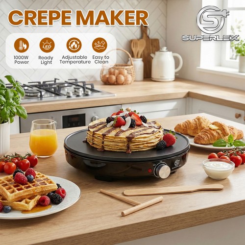 Superlex 1000w electric crepe - superlex,
