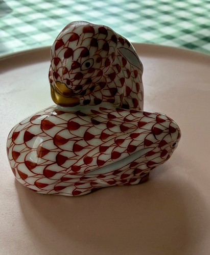 Herend porcelain white - herend, rabbits