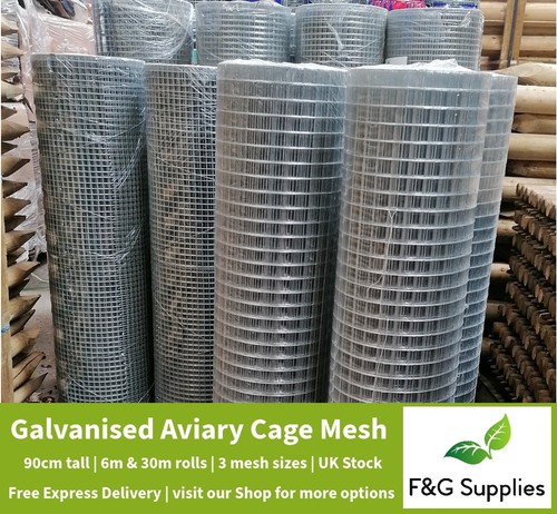 Aviary rabbit hutch mesh 90cm - hutch,