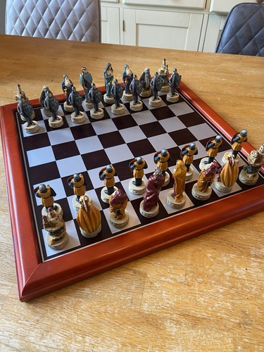 Veronese chessmen hand painted - veronese,