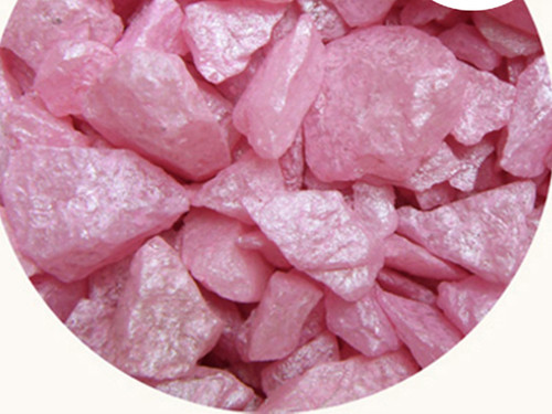 Pink silk quartz - silk,
