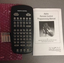 BRAND NEW 63407203 Adaptive Micro Systems Alpha Remote  for Sign&Manual&Battery