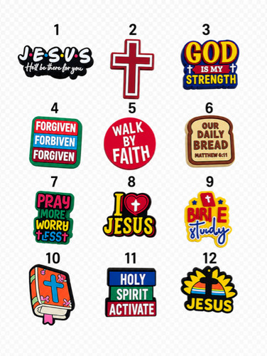 Clog shoe charm jesus - clog,