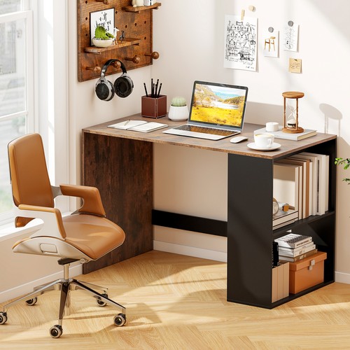 Wooden home office - work, desk