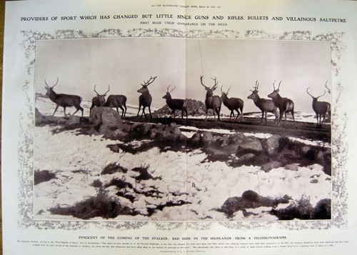 Antique old print 3000 1912 - old,