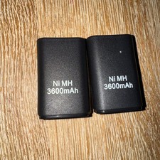 2 x Black Rechargeable Battery