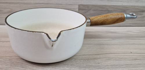 Creuset white saucepan - creuset, 18cm