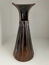 Unusual Ceramic Vase By Pierre Sizorn France Studio Pottery, Signed