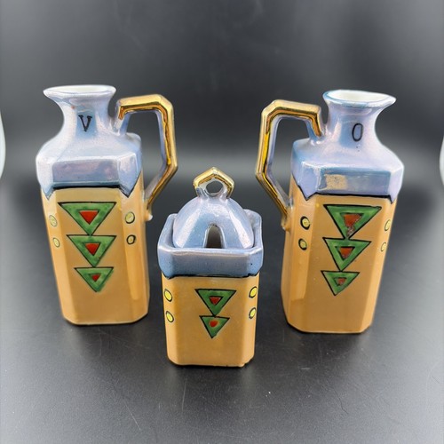 Vintage lusterware vinegar - vintage,