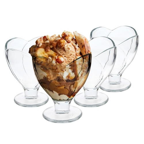 Glass dessert bowl sundae ice - glass,