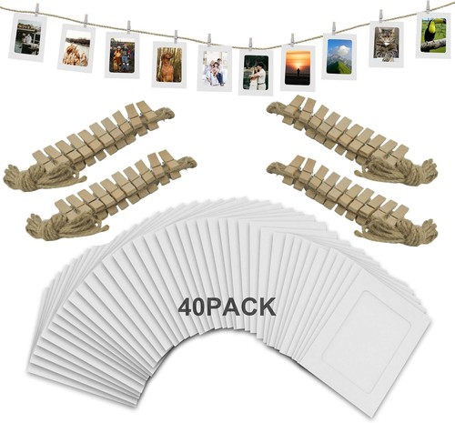 Pack white paper photo - 40-pack,