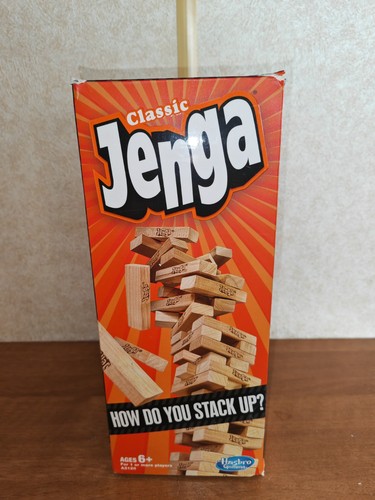 Classic jenga game - classic, hasbro