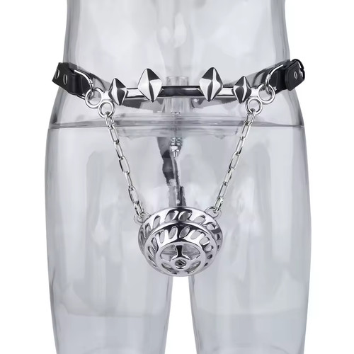 Male chastity cage heavy - heavy, metal