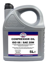 Compressor Oil 68 For Bambi etc SB46 Equivalent SB-42/46 SB42/46 5 Litres