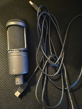 Audio-Technica AT2020USB Vlog Professional Condenser Microphone - Black