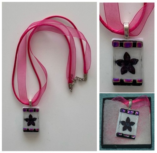 Handcrafted dichroic glass - handcrafted,
