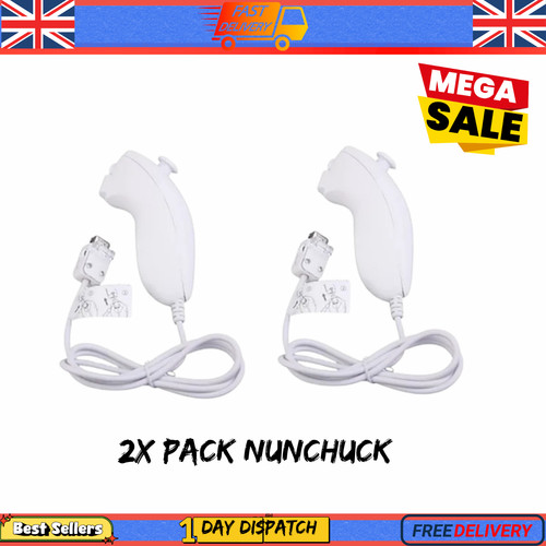 New white nunchuck - 2x,