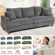 Seater corduroy sofa - seater,