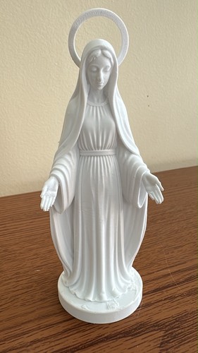 Printed virgin mary statue - virgin,