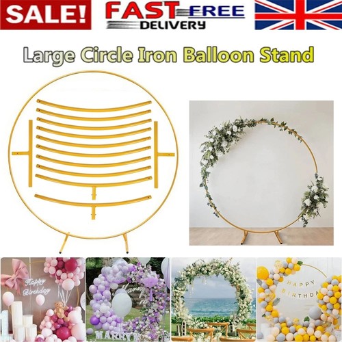 Round balloon arch kit - balloon, gold