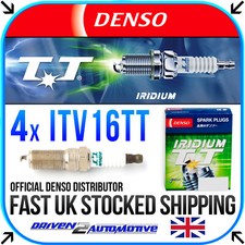 4x DENSO ITV16TT IRIDIUM SPARK PLUGS FOR FORD FOCUS Saloon 1.8 16V 02.99-11.04