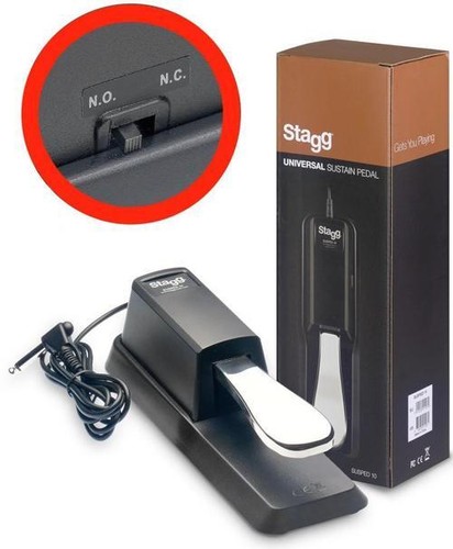 Universal sustain foot pedal - foot,