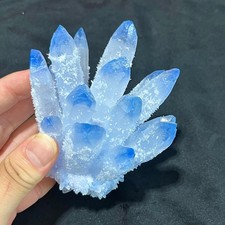 Blue crystal cluster - Blooming Crystal Formation - 1.1LB
